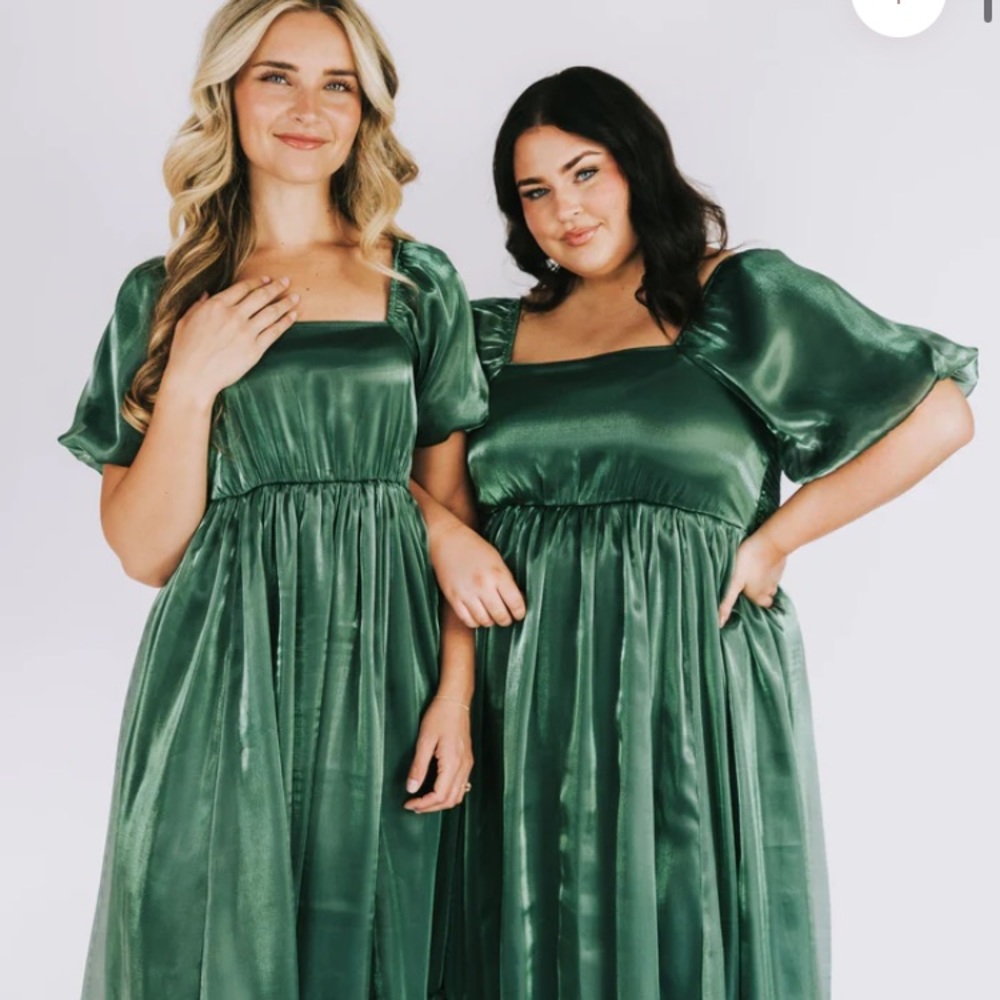 One loved babe Different life dress in emerald